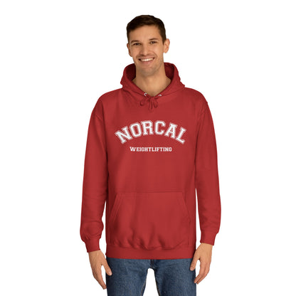 NorCal Weightlifting Hoodie — College Style Athletic Sweatshirt