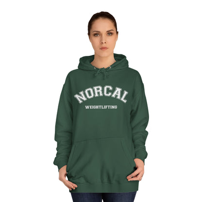 NorCal Weightlifting Hoodie — College Style Athletic Sweatshirt