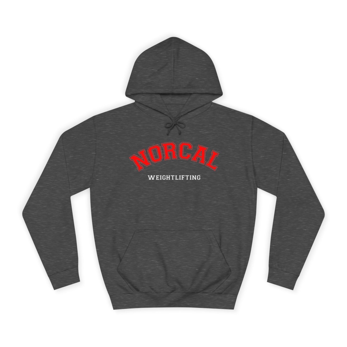 NorCal Weightlifting Hoodie — College Style Athletic Sweatshirt