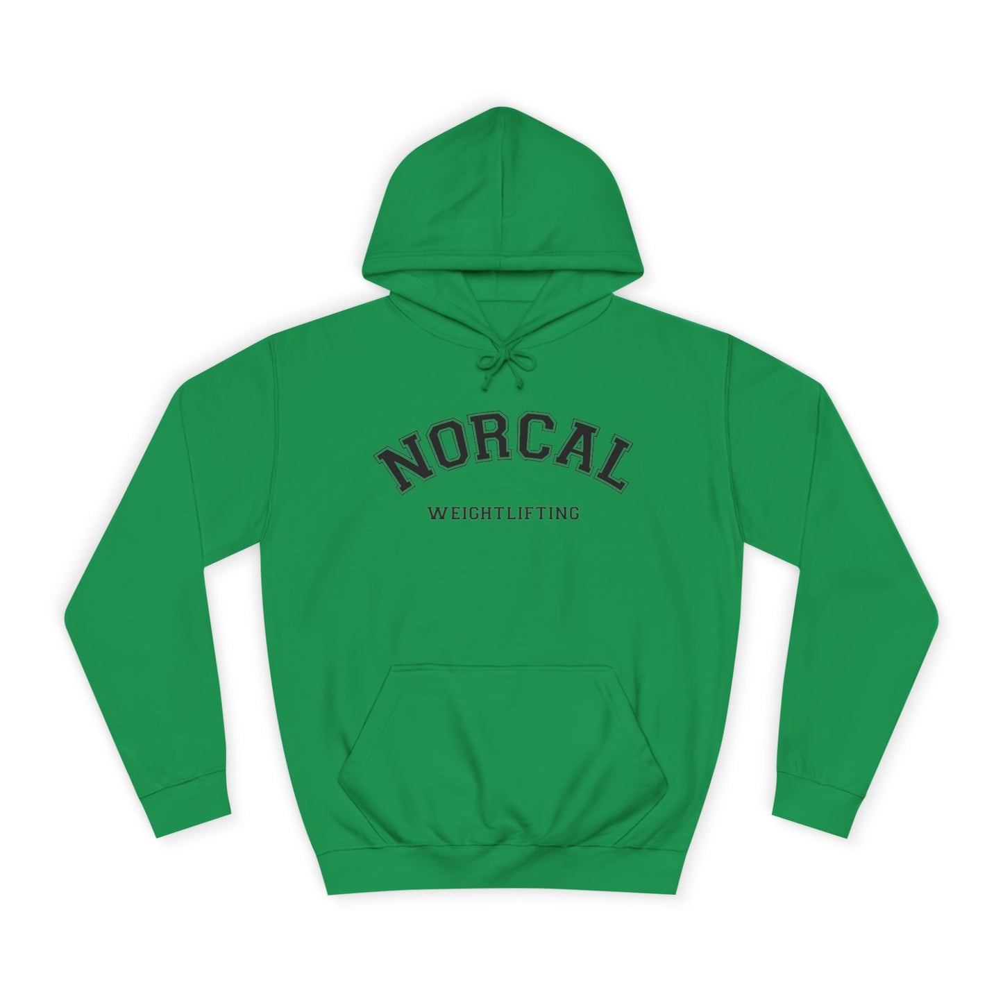 NorCal Weightlifting Hoodie — College Style Athletic Sweatshirt