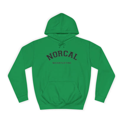 NorCal Weightlifting Hoodie — College Style Athletic Sweatshirt