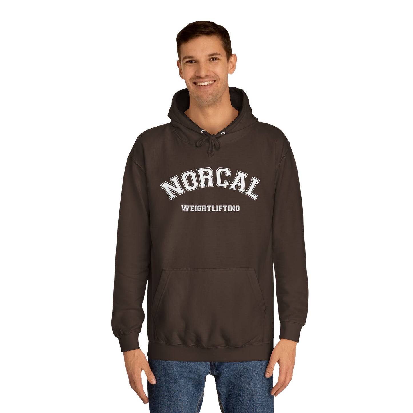 NorCal Weightlifting Hoodie — College Style Athletic Sweatshirt