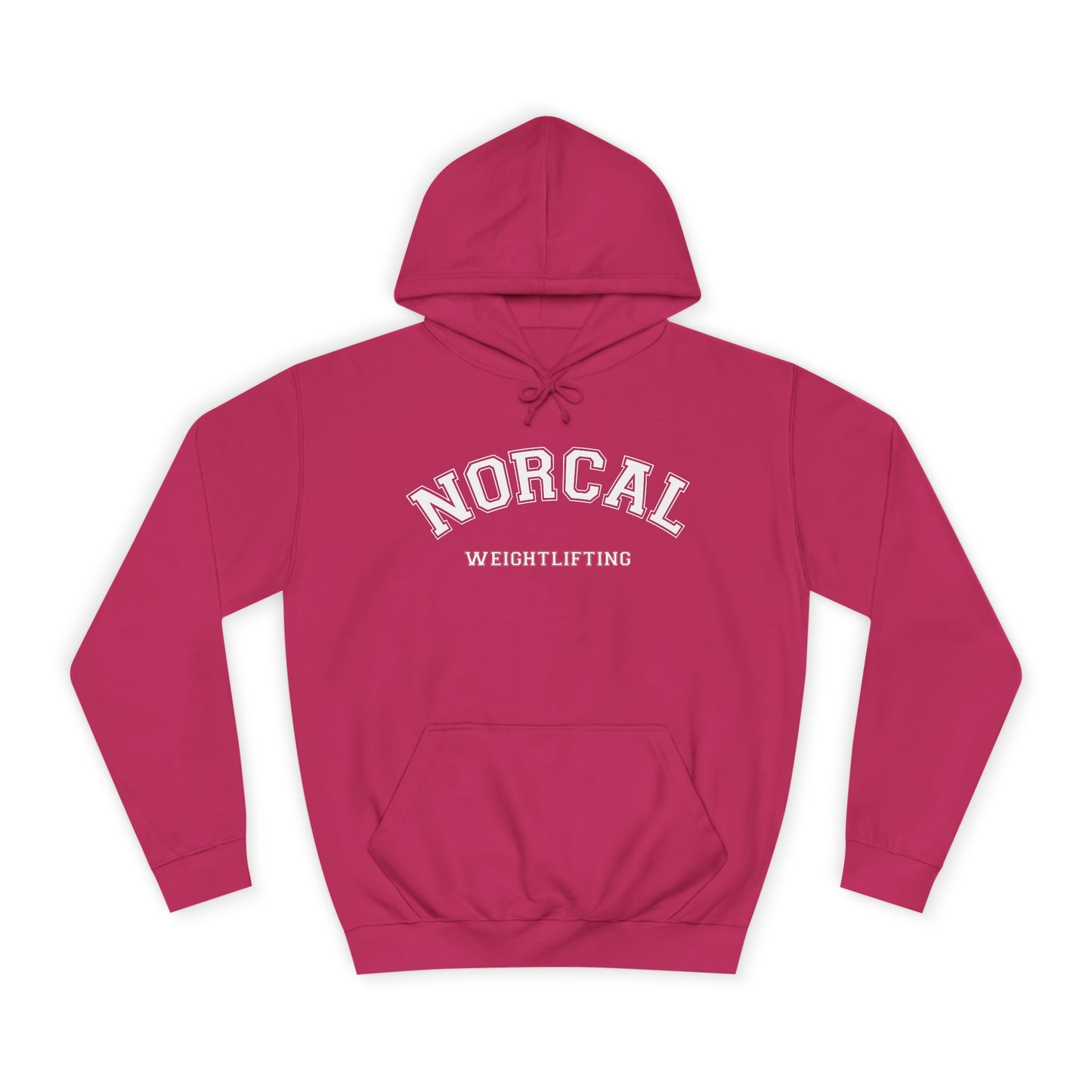 NorCal Weightlifting Hoodie — College Style Athletic Sweatshirt
