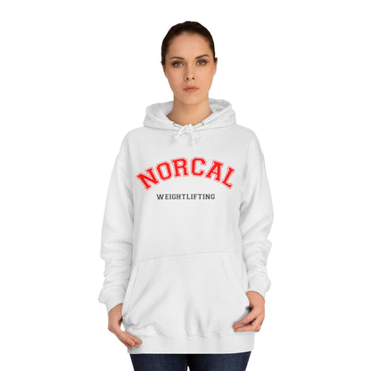 NorCal Weightlifting Hoodie — College Style Athletic Sweatshirt