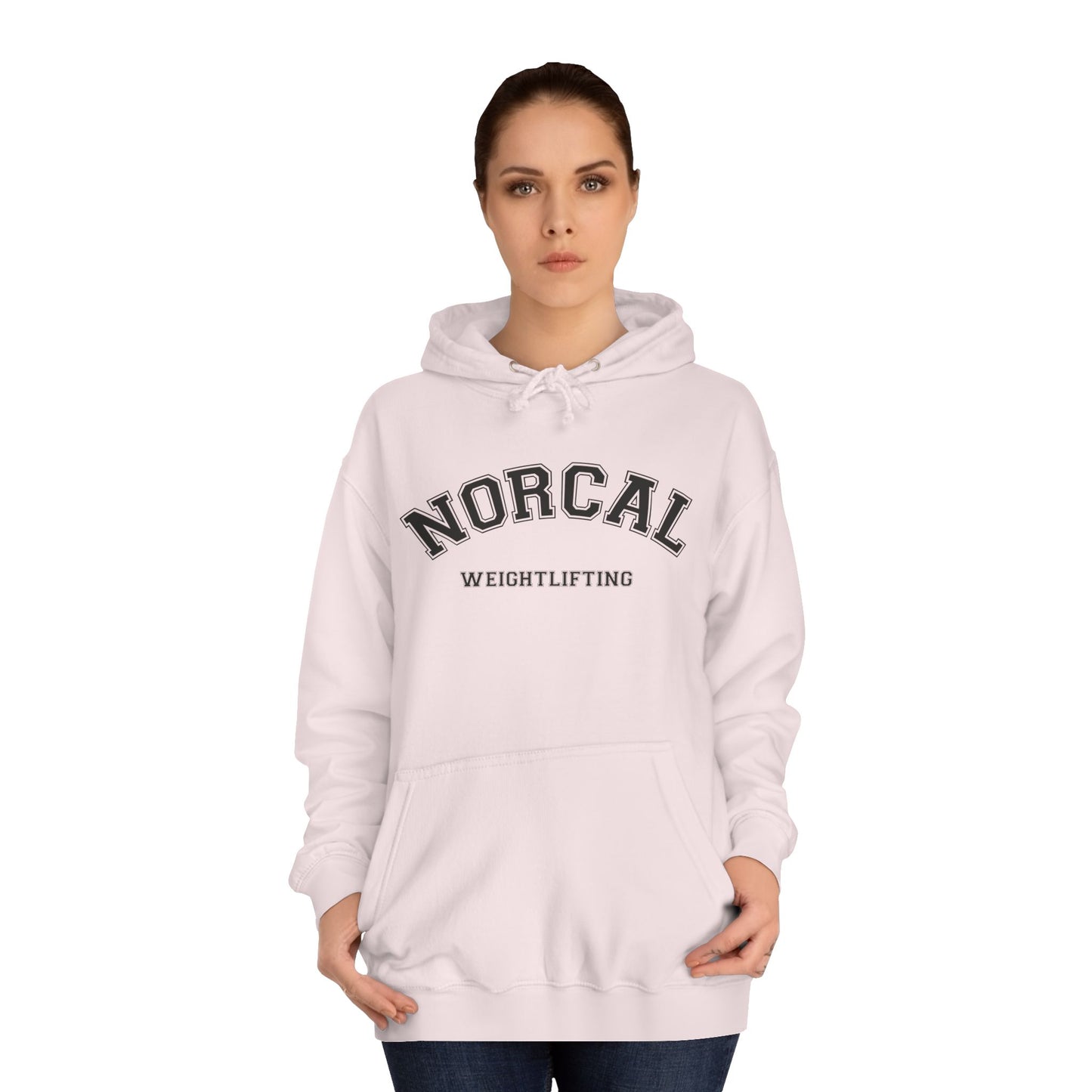 NorCal Weightlifting Hoodie — College Style Athletic Sweatshirt
