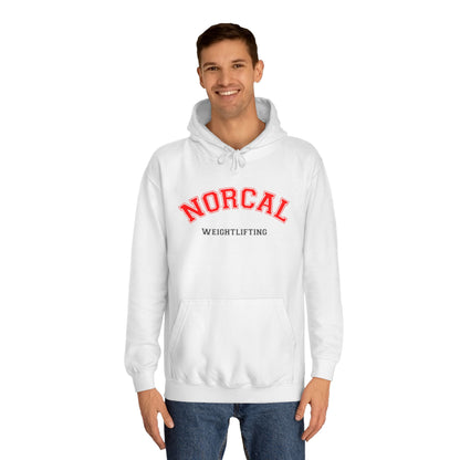 NorCal Weightlifting Hoodie — College Style Athletic Sweatshirt
