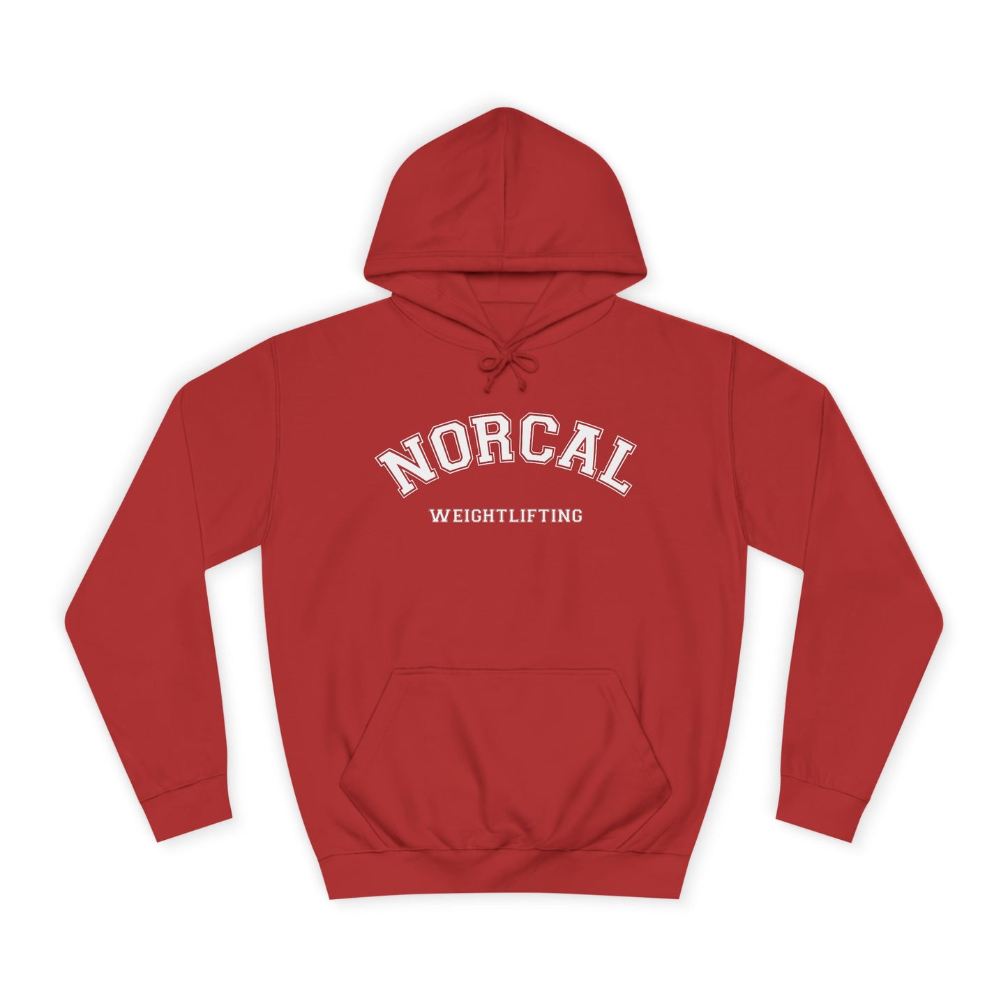 NorCal Weightlifting Hoodie — College Style Athletic Sweatshirt