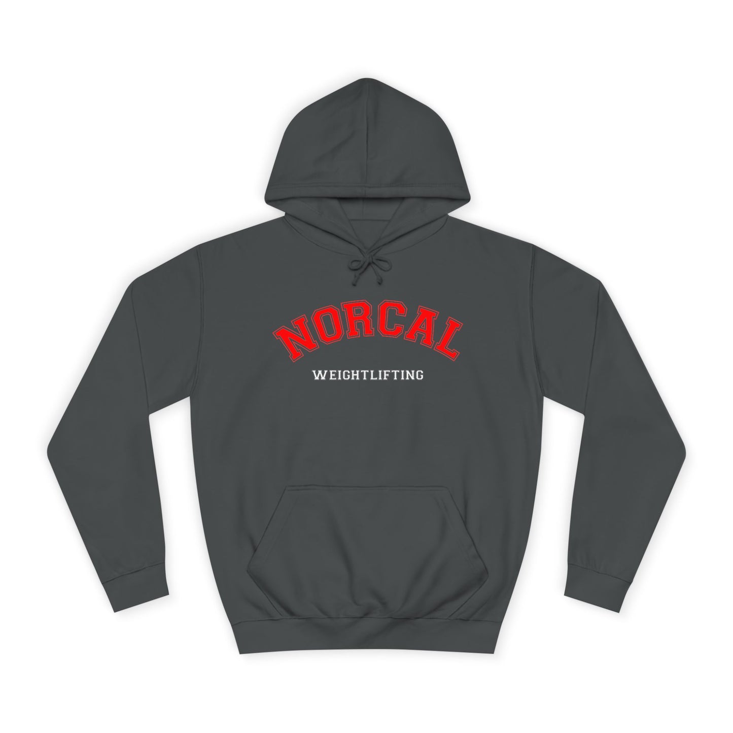 NorCal Weightlifting Hoodie — College Style Athletic Sweatshirt