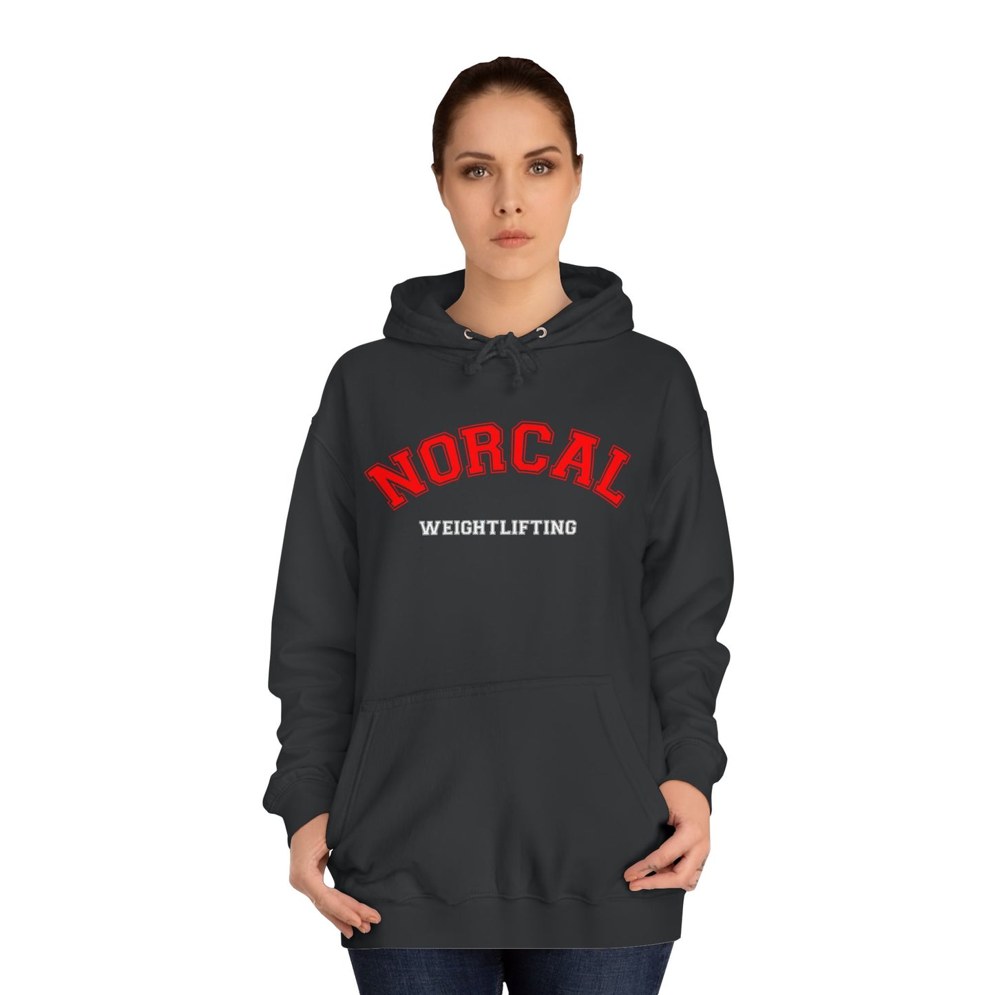 NorCal Weightlifting Hoodie — College Style Athletic Sweatshirt