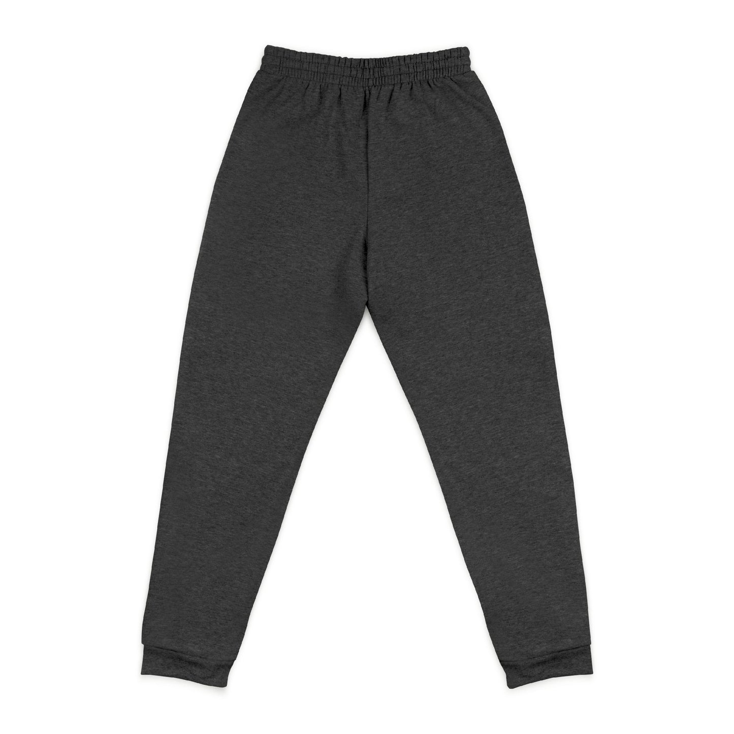 Embroidered Charcoal Joggers — Minimal 'Nervous' Logo Sweatpants