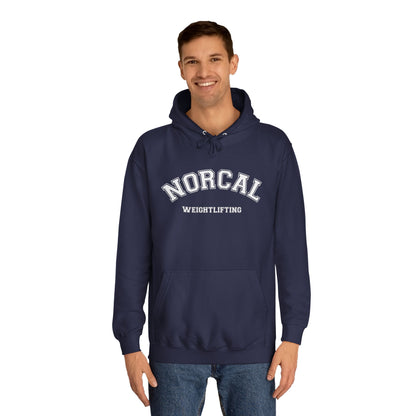 NorCal Weightlifting Hoodie — College Style Athletic Sweatshirt