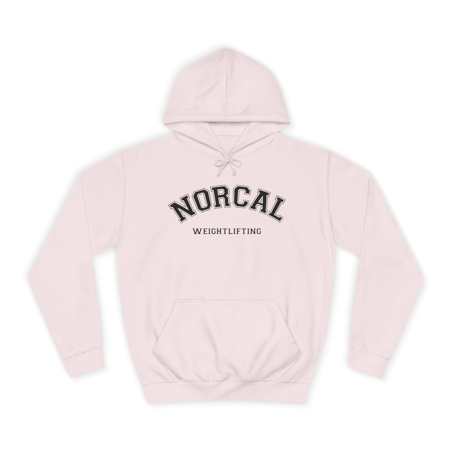 NorCal Weightlifting Hoodie — College Style Athletic Sweatshirt