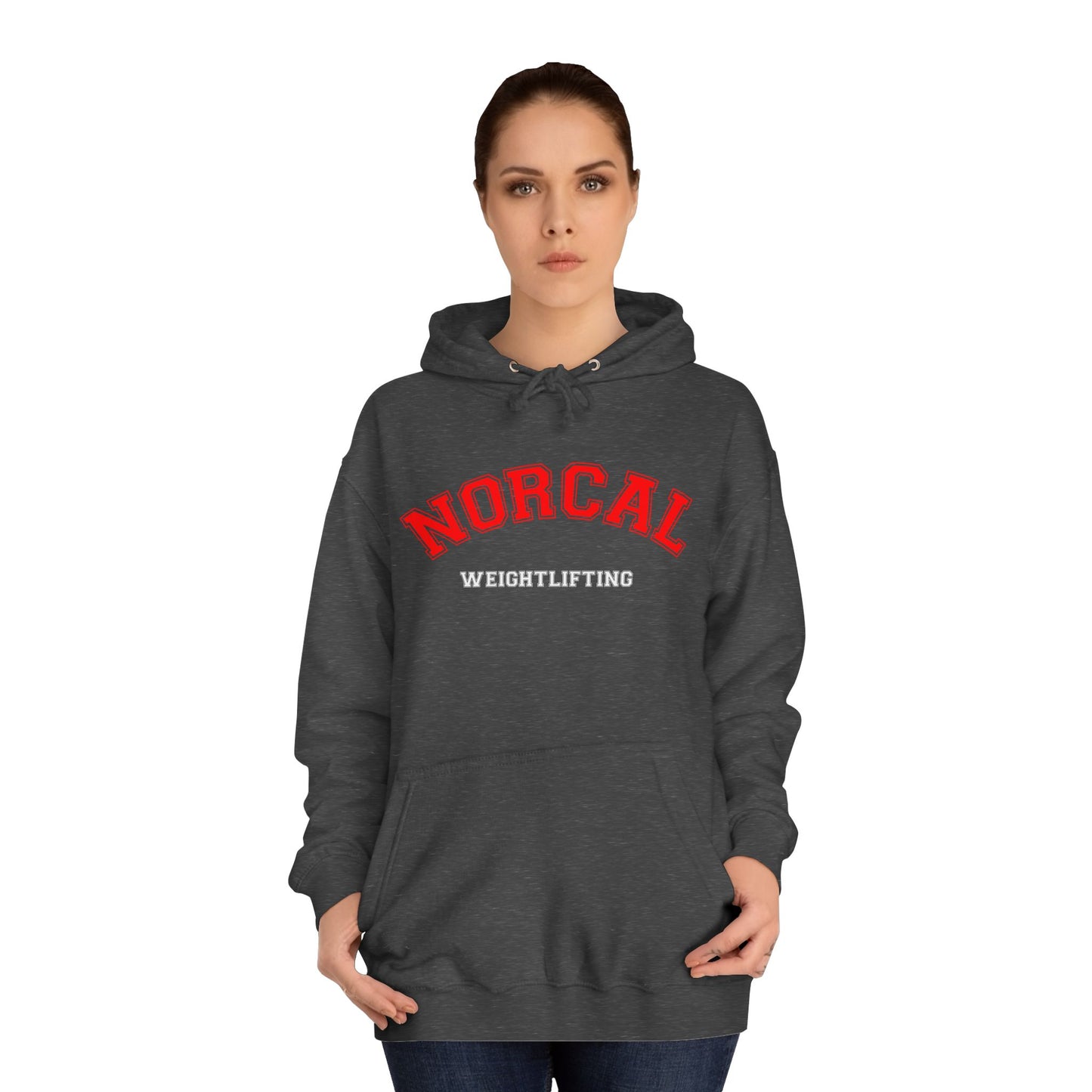 NorCal Weightlifting Hoodie — College Style Athletic Sweatshirt
