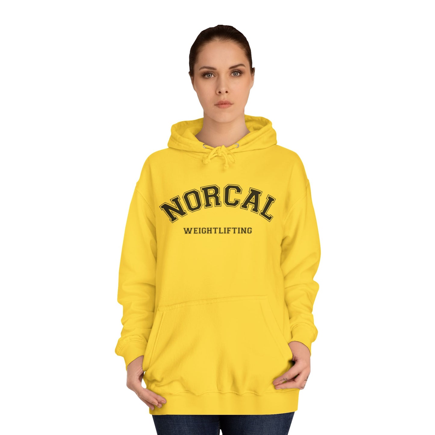 NorCal Weightlifting Hoodie — College Style Athletic Sweatshirt
