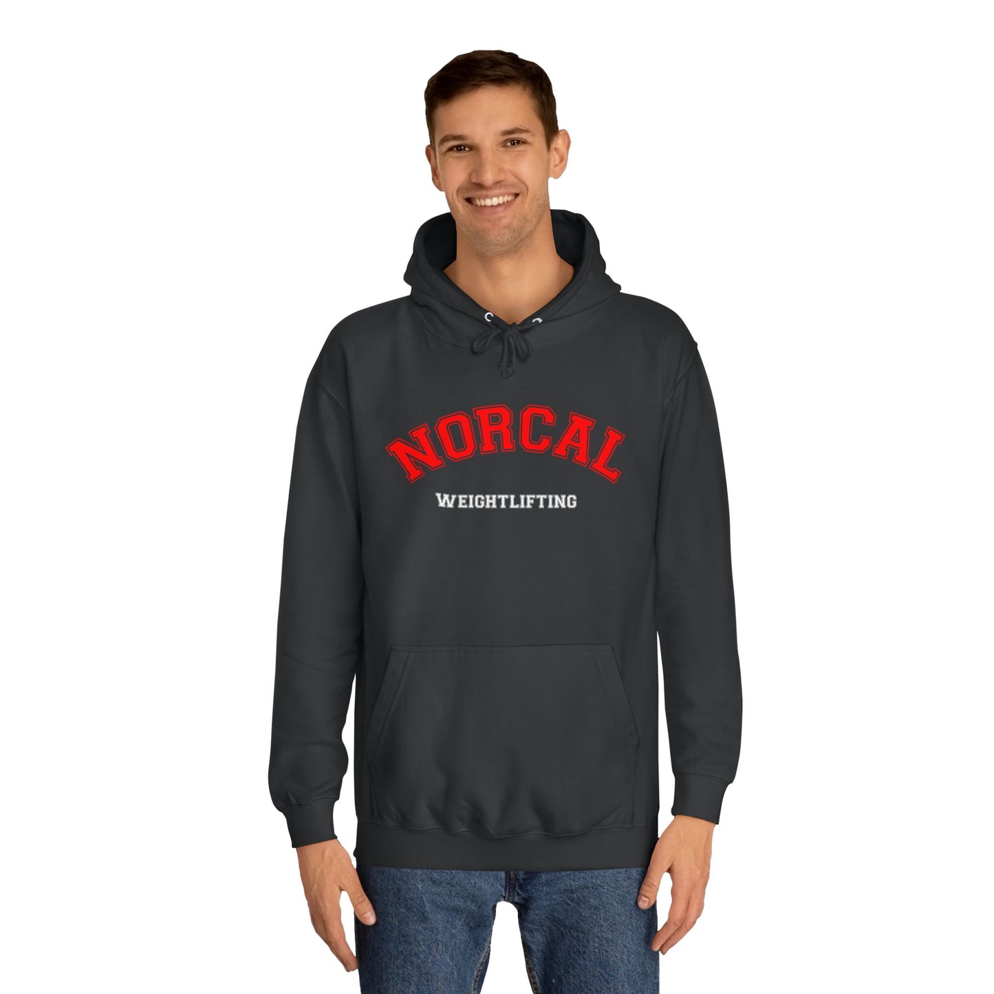 NorCal Weightlifting Hoodie — College Style Athletic Sweatshirt
