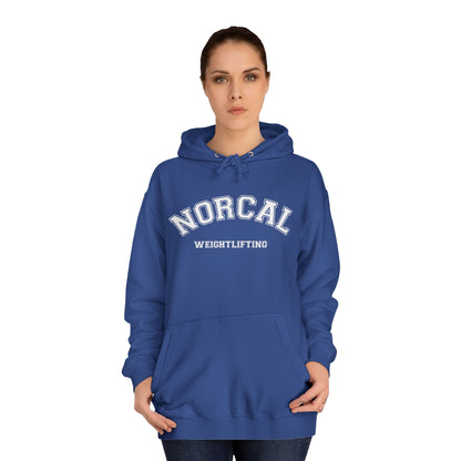 NorCal Weightlifting Hoodie — College Style Athletic Sweatshirt