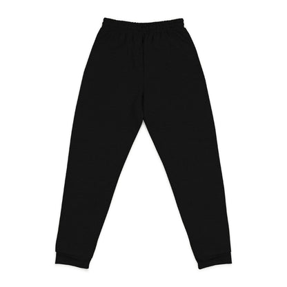 Embroidered Charcoal Joggers — Minimal 'Nervous' Logo Sweatpants