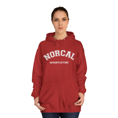 NorCal Weightlifting Hoodie — College Style Athletic Sweatshirt