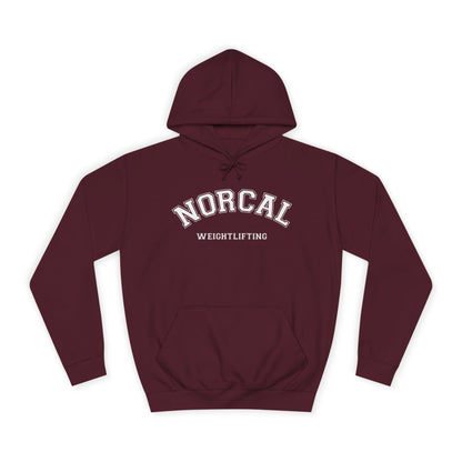 NorCal Weightlifting Hoodie — College Style Athletic Sweatshirt