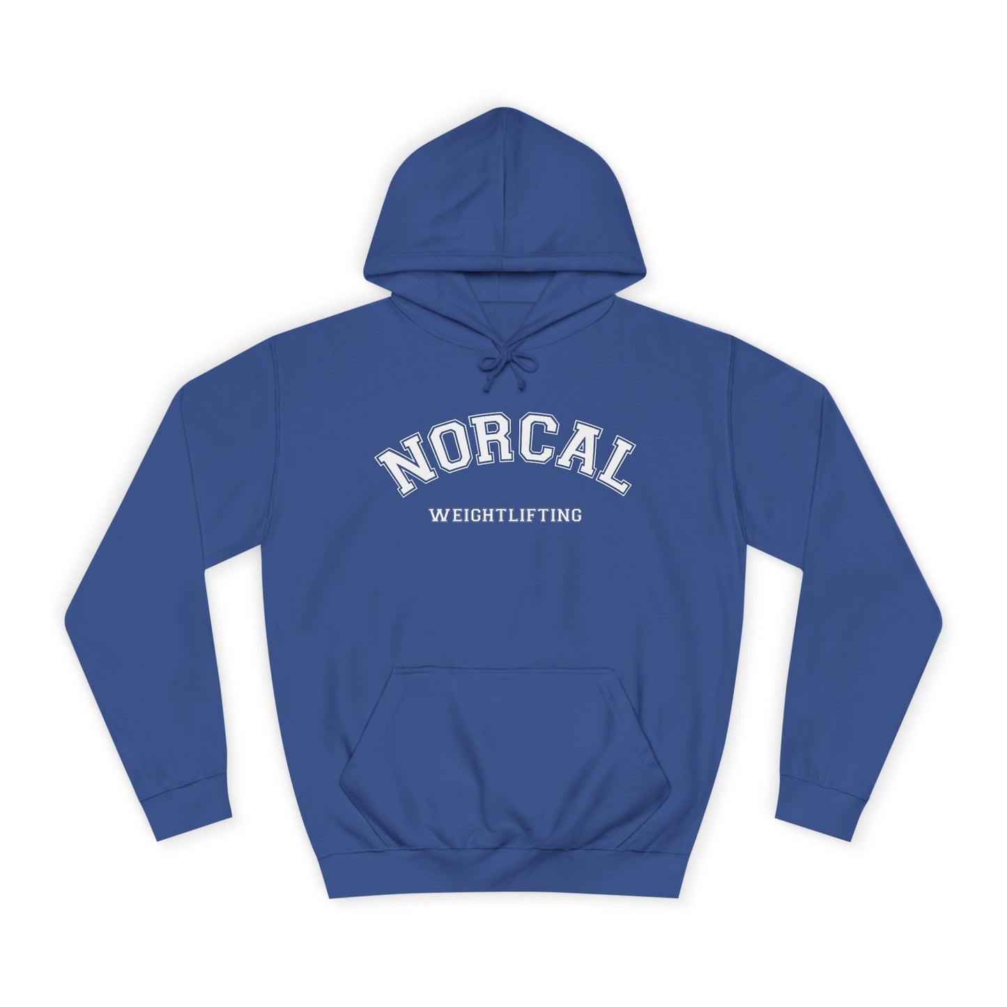 NorCal Weightlifting Hoodie — College Style Athletic Sweatshirt