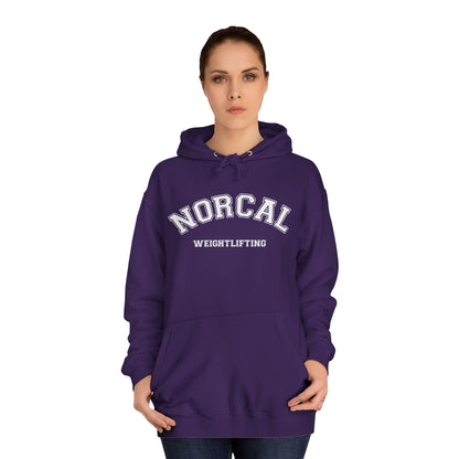 NorCal Weightlifting Hoodie — College Style Athletic Sweatshirt