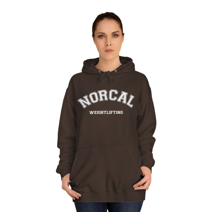 NorCal Weightlifting Hoodie — College Style Athletic Sweatshirt