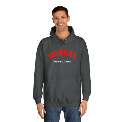 NorCal Weightlifting Hoodie — College Style Athletic Sweatshirt