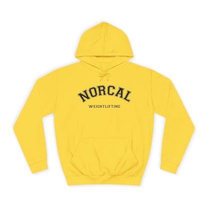 NorCal Weightlifting Hoodie — College Style Athletic Sweatshirt