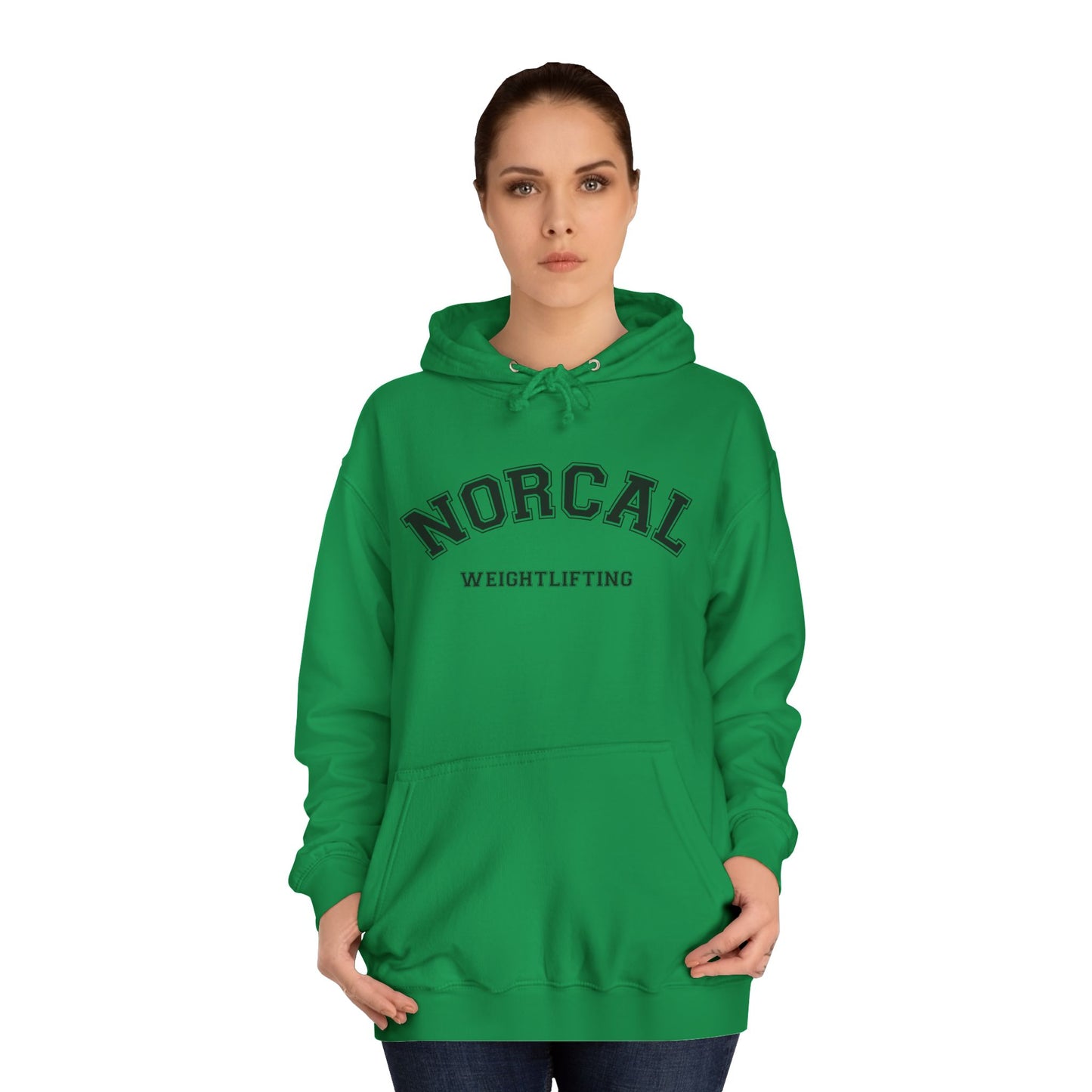 NorCal Weightlifting Hoodie — College Style Athletic Sweatshirt
