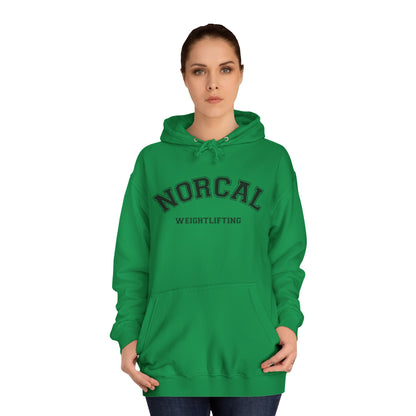 NorCal Weightlifting Hoodie — College Style Athletic Sweatshirt