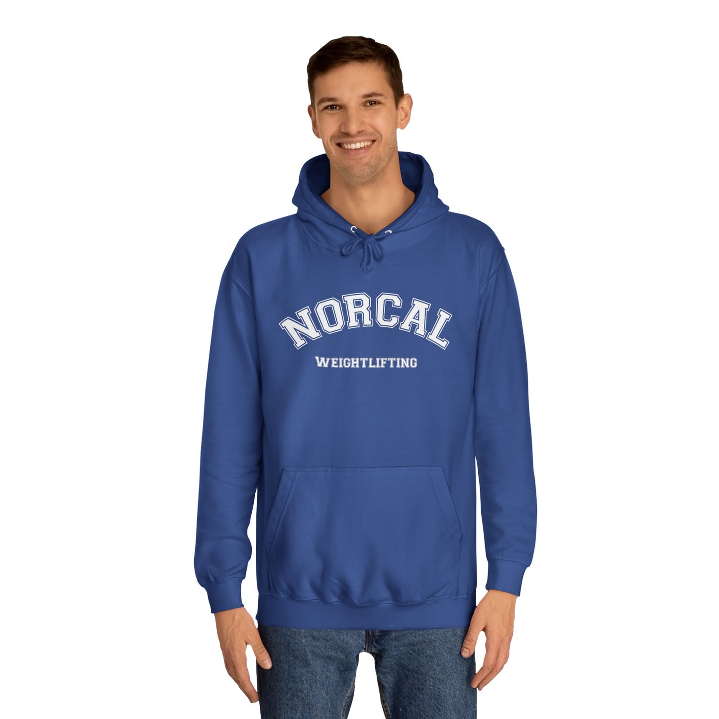 NorCal Weightlifting Hoodie — College Style Athletic Sweatshirt