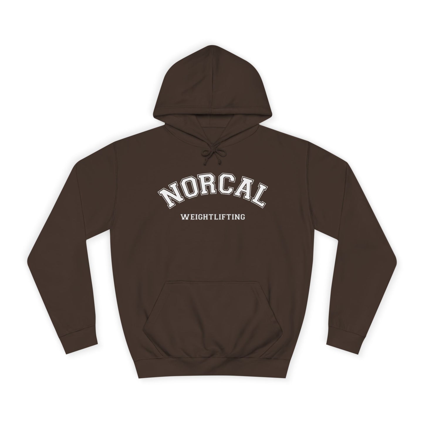 NorCal Weightlifting Hoodie — College Style Athletic Sweatshirt