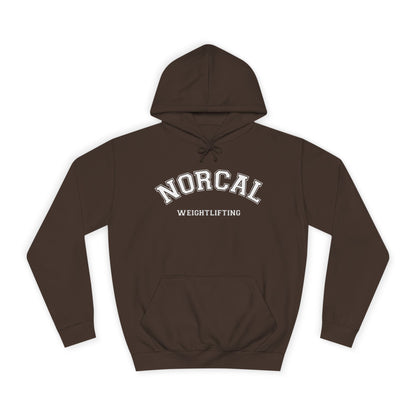 NorCal Weightlifting Hoodie — College Style Athletic Sweatshirt