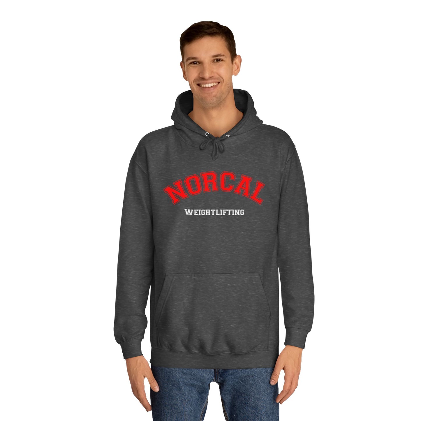 NorCal Weightlifting Hoodie — College Style Athletic Sweatshirt
