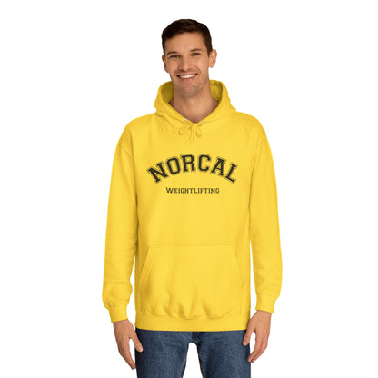NorCal Weightlifting Hoodie — College Style Athletic Sweatshirt