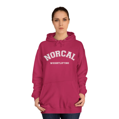 NorCal Weightlifting Hoodie — College Style Athletic Sweatshirt