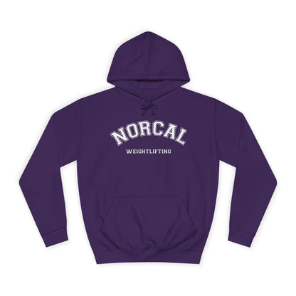 NorCal Weightlifting Hoodie — College Style Athletic Sweatshirt