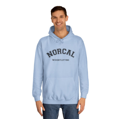 NorCal Weightlifting Hoodie — College Style Athletic Sweatshirt