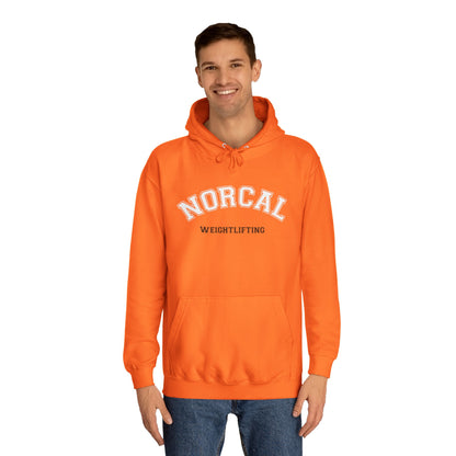 NorCal Weightlifting Hoodie — College Style Athletic Sweatshirt