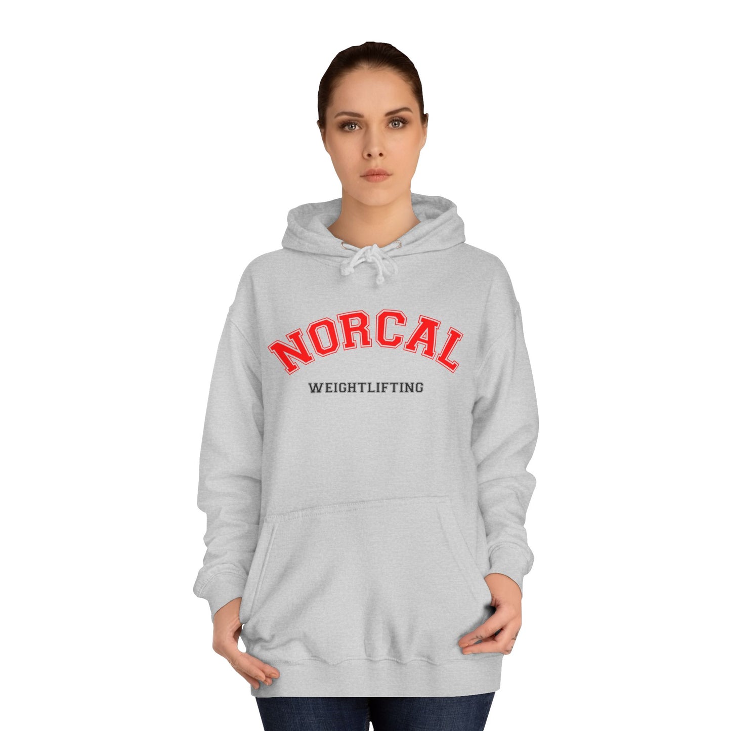 NorCal Weightlifting Hoodie — College Style Athletic Sweatshirt