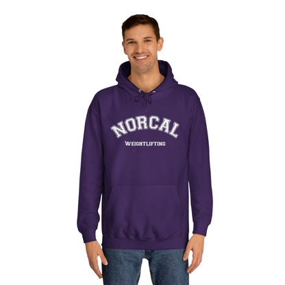 NorCal Weightlifting Hoodie — College Style Athletic Sweatshirt