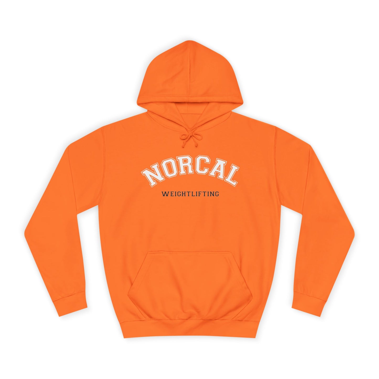 NorCal Weightlifting Hoodie — College Style Athletic Sweatshirt